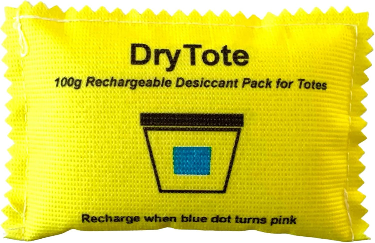 100g Rechargeable Desiccant Pack of 25 - Moisture Absorbing Bag - Silica Gel Desiccant Dehumidifier