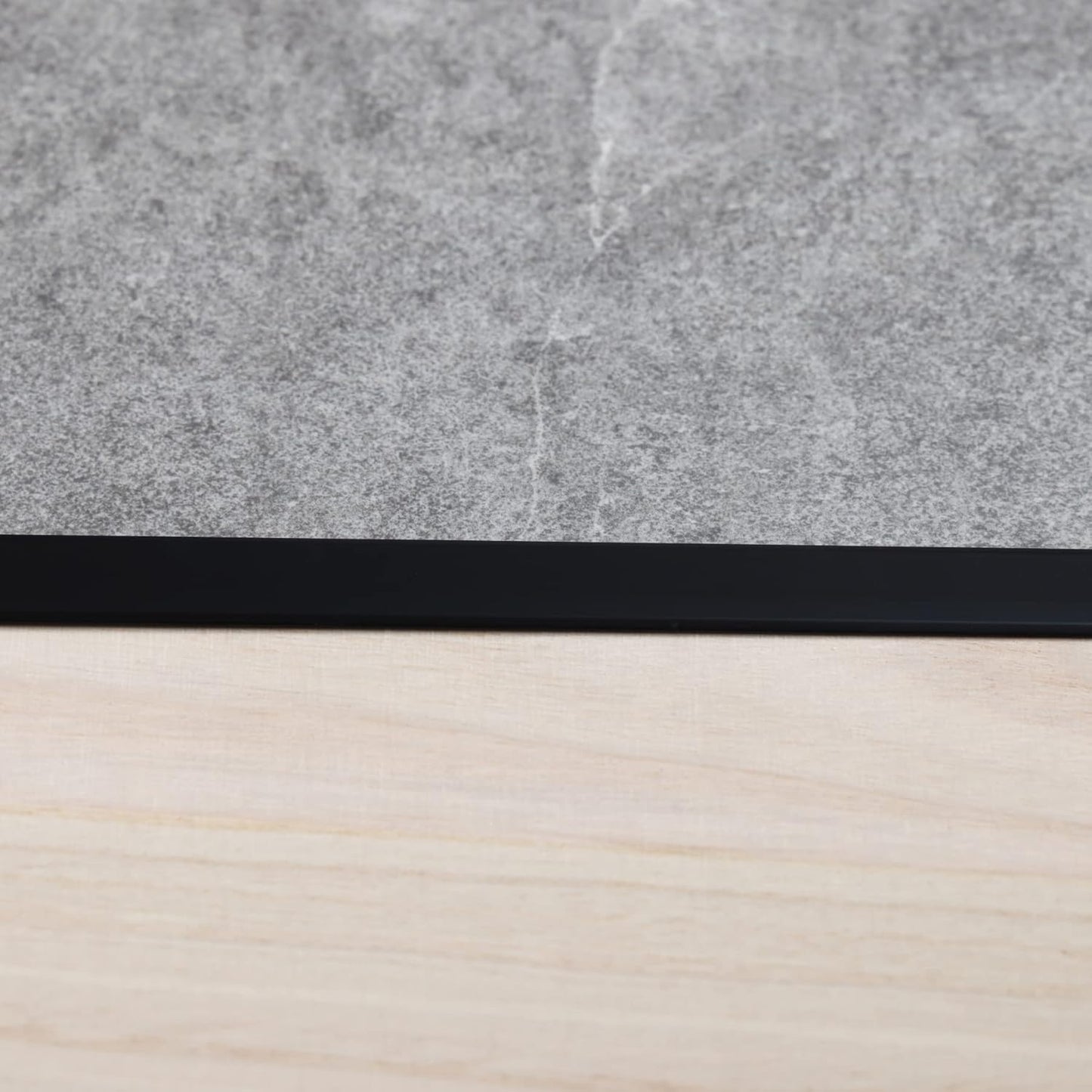 3Pcs Aluminum T Molding Trim & Floor Transition Strips, Flat Divider Strip for Door Threshold and