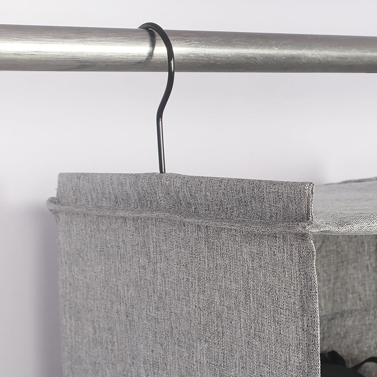 Hanging Closet Organizer, Easy Mount Collapsible 3-Shelf Camper Closet Wardrobe Hanging Storage
