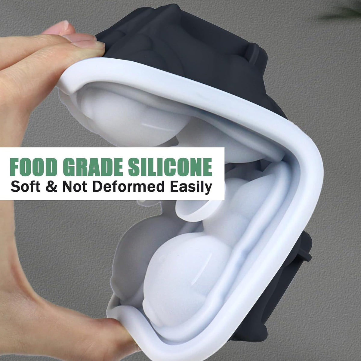 French Bulldog Gifts 3D Ice Cube Mold, Admaison Ice Cube Tray with Funnel for Cocktails