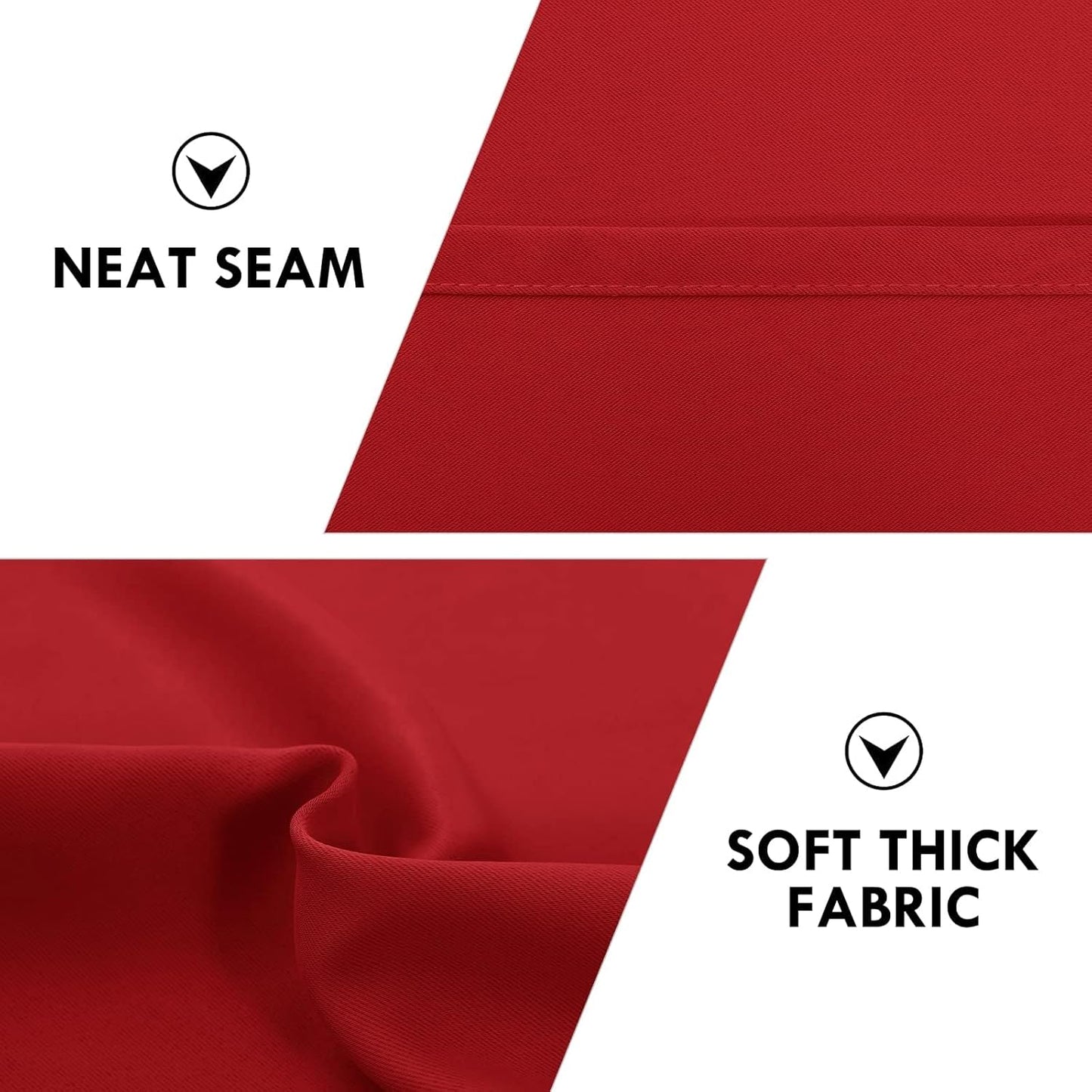DWCN Blackout Curtains for Living Room Thermal Insulated, Energy Saving & Noise Reducing Bedroom