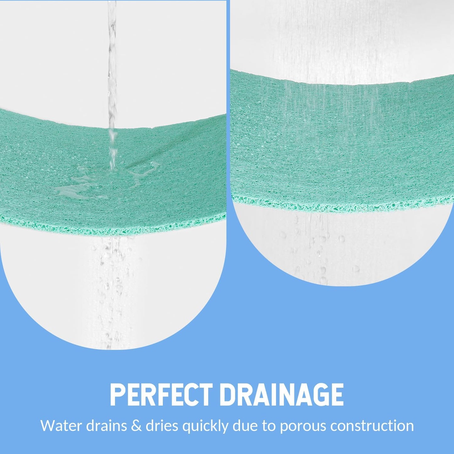 Non-Slip Bathtub Mat, Anti Slip Shower Mat, Fast Drying Bathtub Mats, Foot Scrubber Mat, Anti Slip