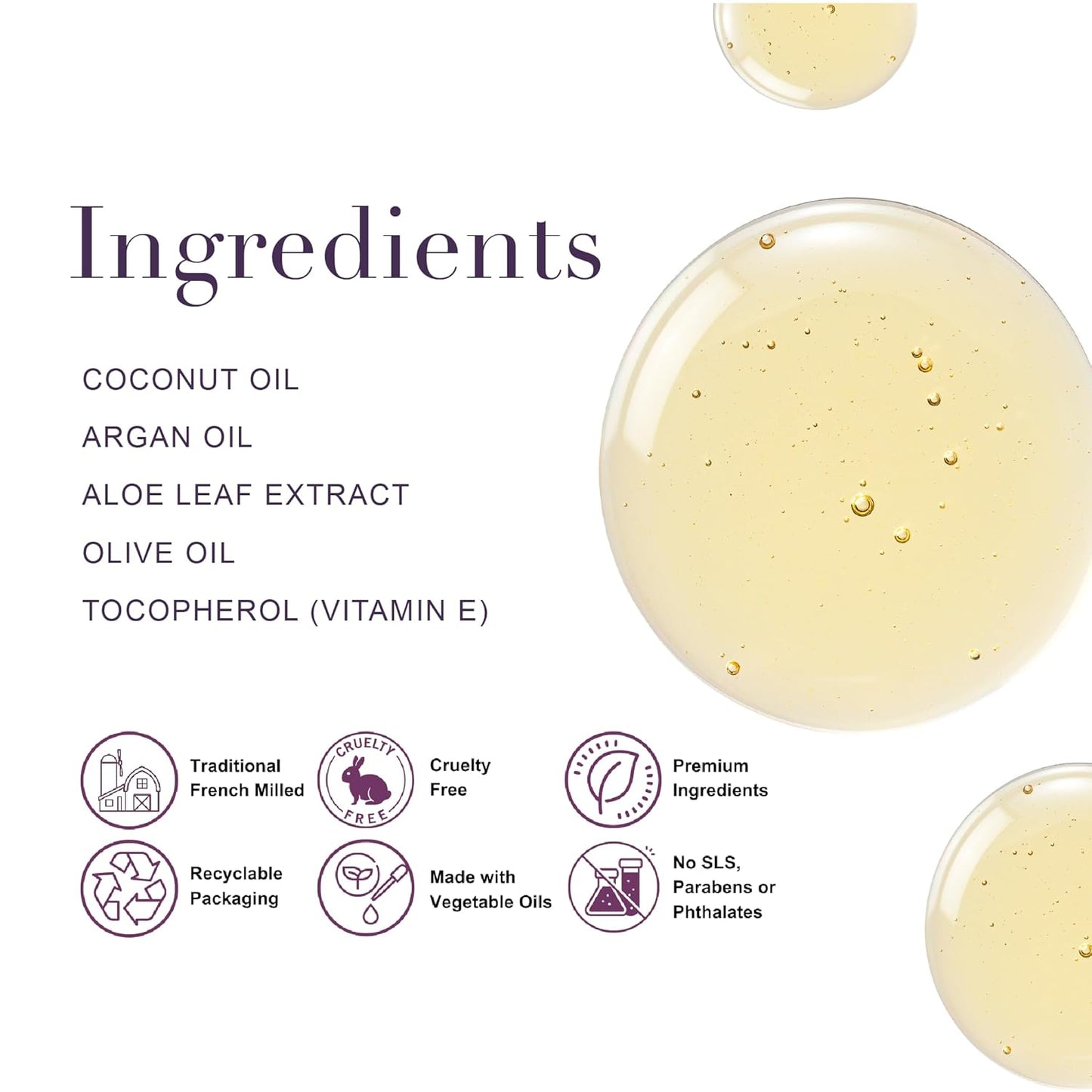 A LA MAISON French Liquid Hand Soap Eco-Friendly Refill Pouch, Fresh Sea Salt - Natural Hand Wash