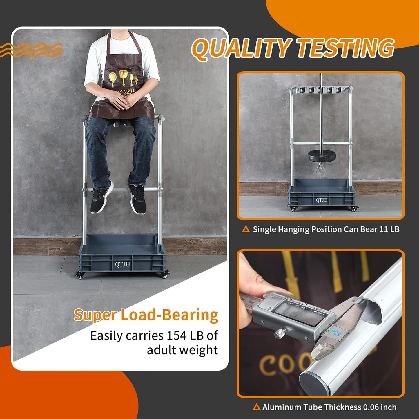 Broom mop holder cleaning supplies organizer janitorial carts on wheels housekeeping station