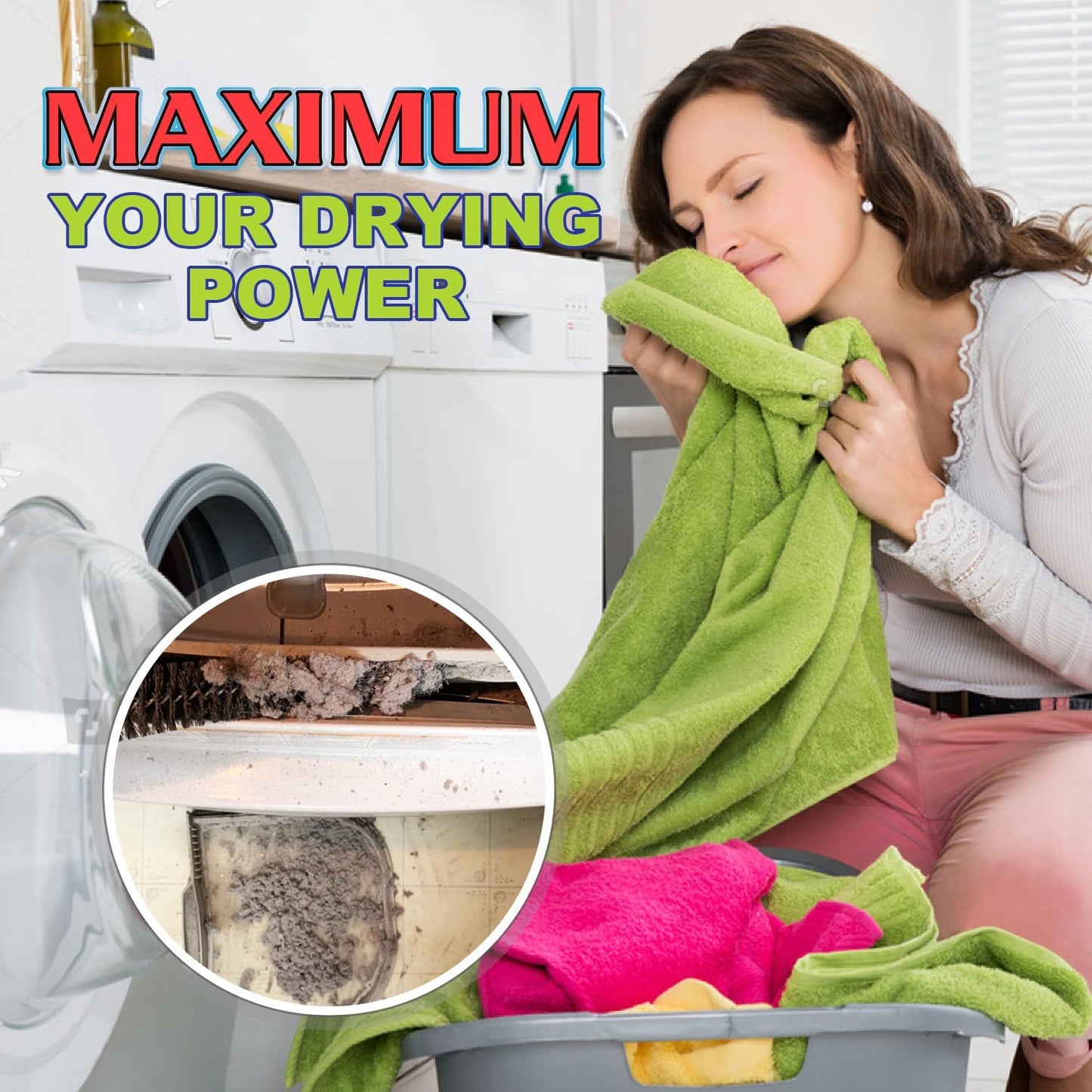 Sealegend Dryer Vent Cleaner Kit Dryer Lint Vacuum Attachment Lint Remover, Dryer Vent Vacuum Hose