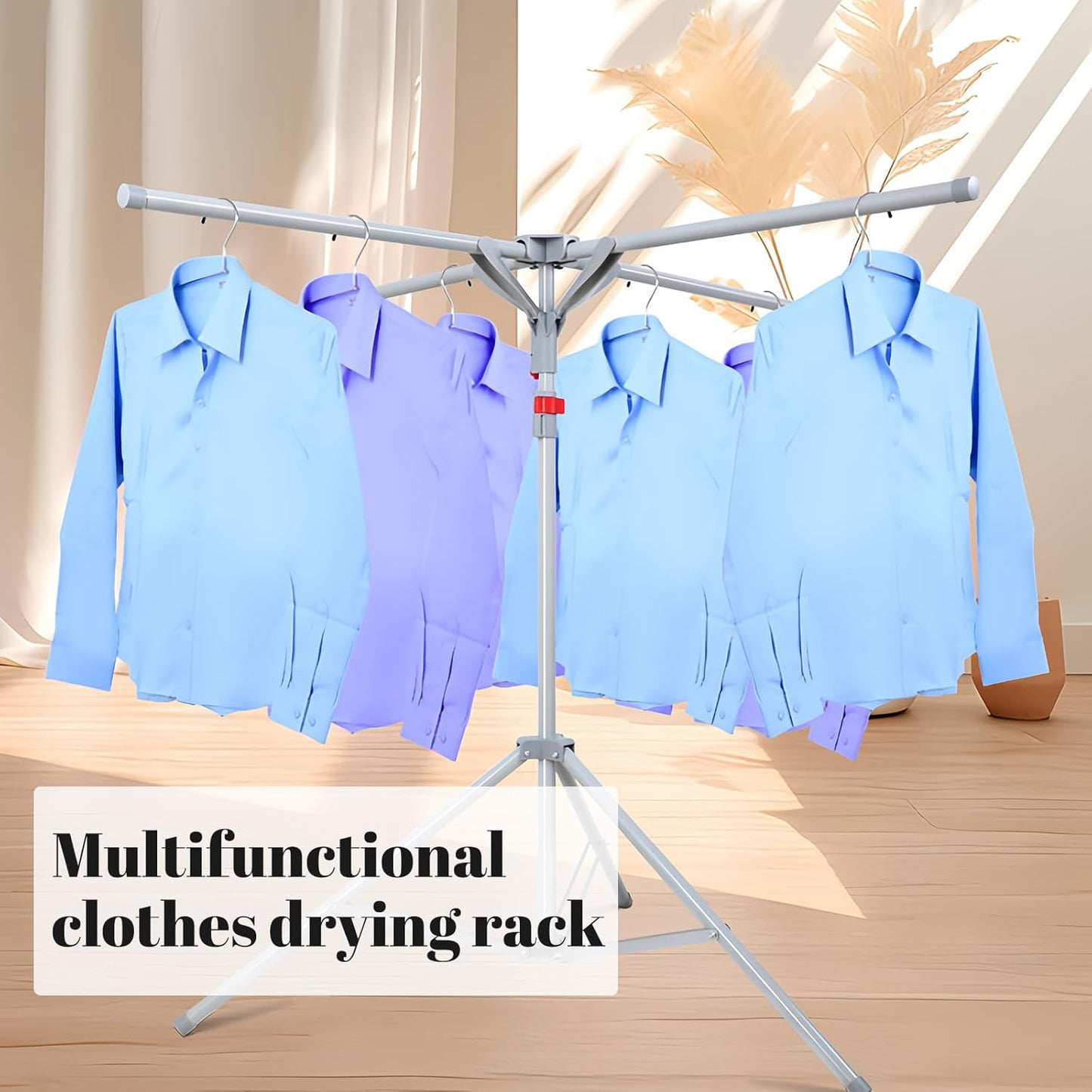 Clothes Drying Rack Foldable & Collapsible Drying Racks Large Capacity Space Saving Indoor Drying
