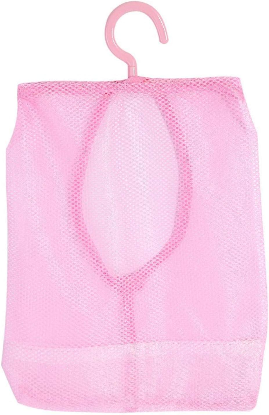 Clothespin Bag, Multi Purpose Hanging Mesh Storage Bag Clothespin Bag with Hanger for Socks