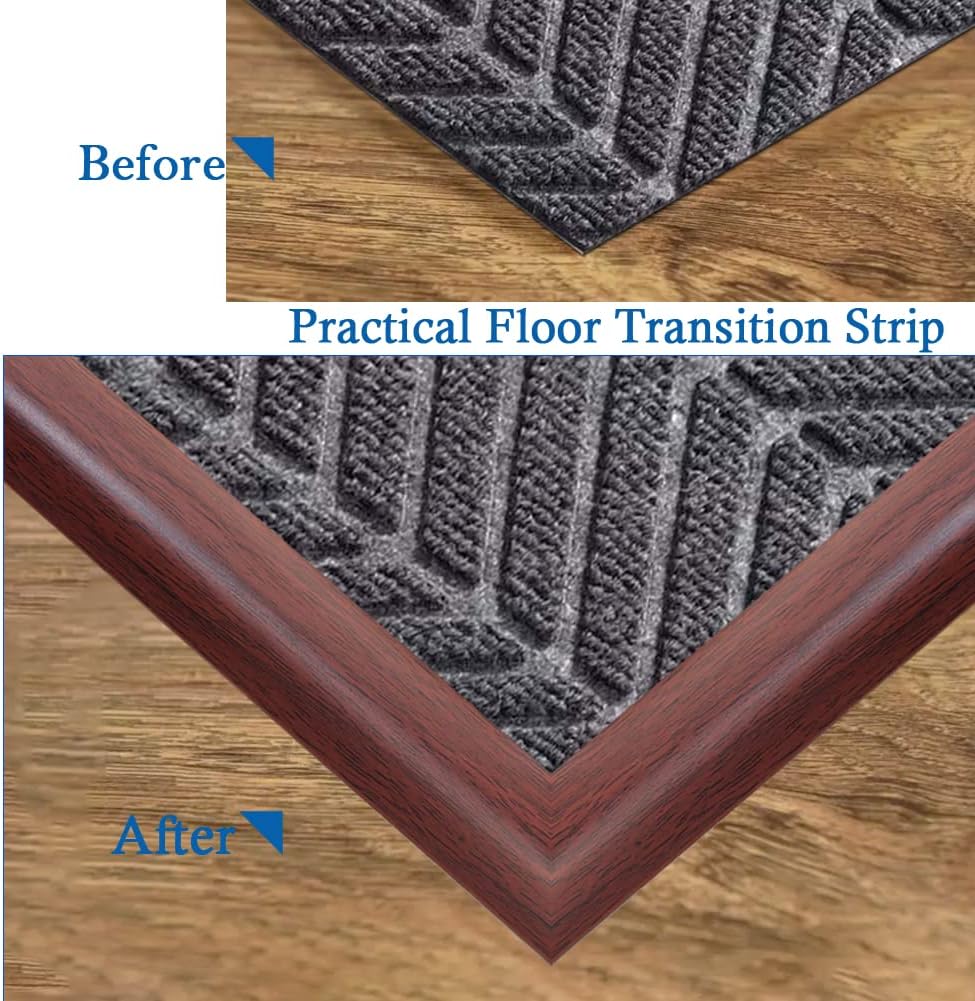 Floor Transition Strip Self Adhesive Carpet & Flooring Transitions Edging Trim Strip PVC Threshold