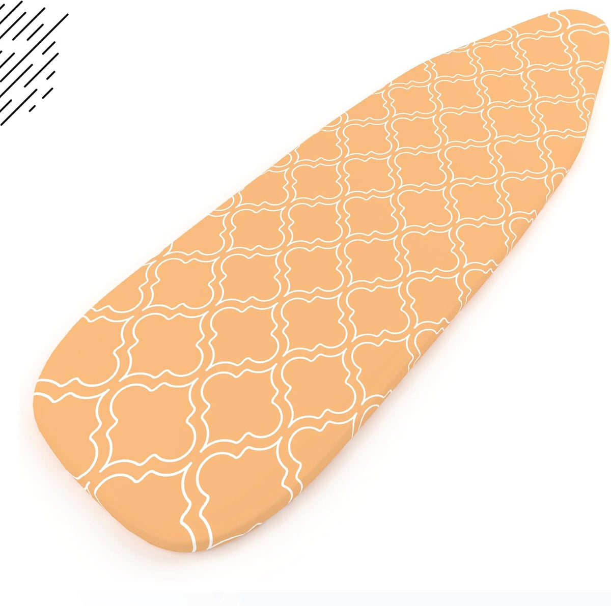 Encasa XO Ironing Board Cover and Pad 42"x14" - Thick 3mm Felt Padding, Drawstring Tightening &