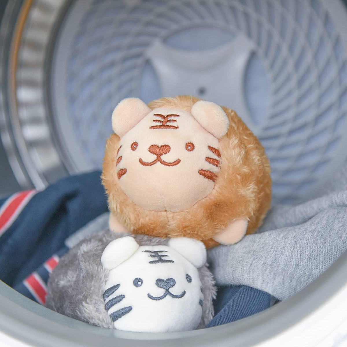 XL Size Wool Dryer Balls 6 Pcs - Over 2000 Loads,Lovely Tiger Appearance-Reusable,Hypoallergenic