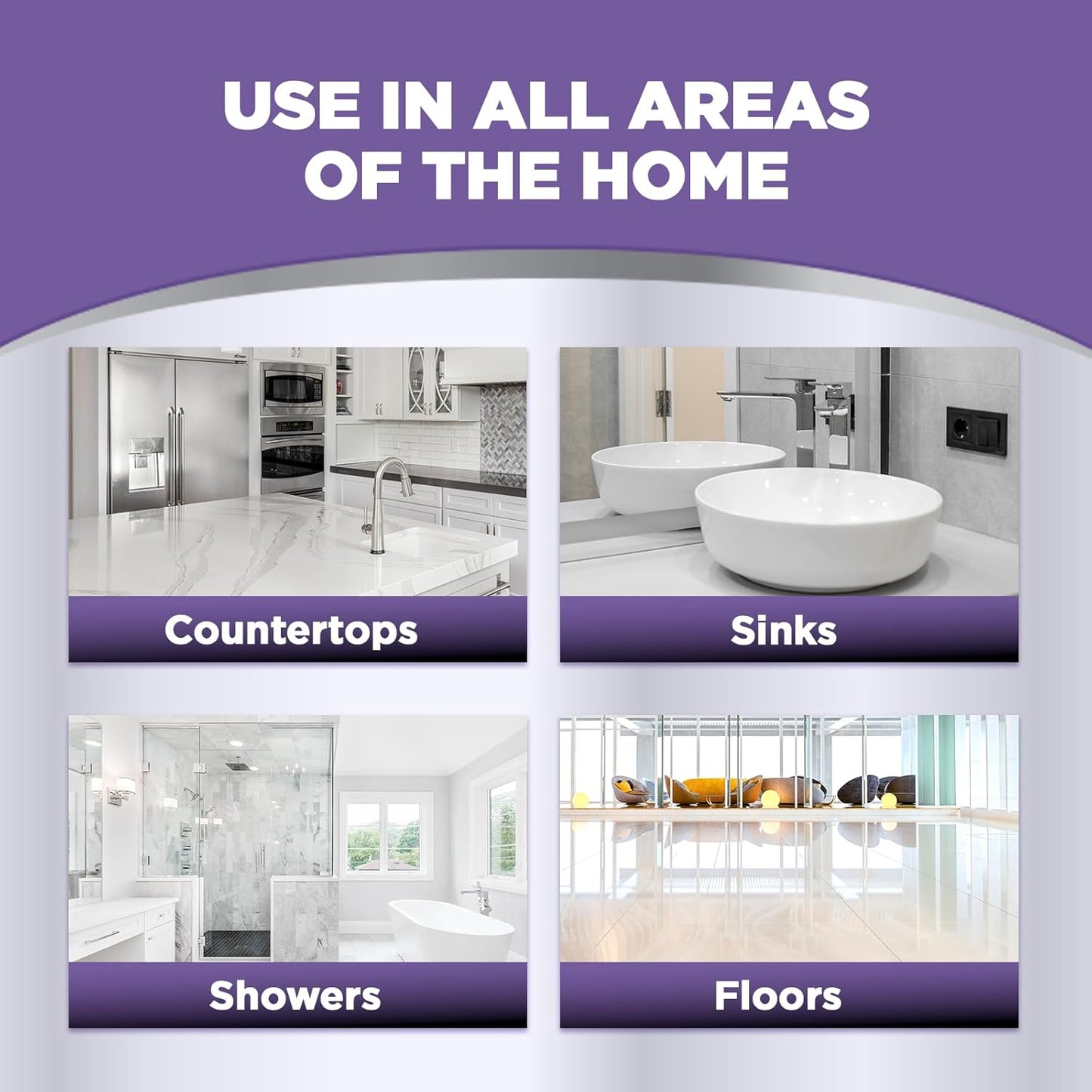 Weiman Complete Countertop Clean & Protect Kit - For Granite, Marble, Quartz & Stone - Granite &