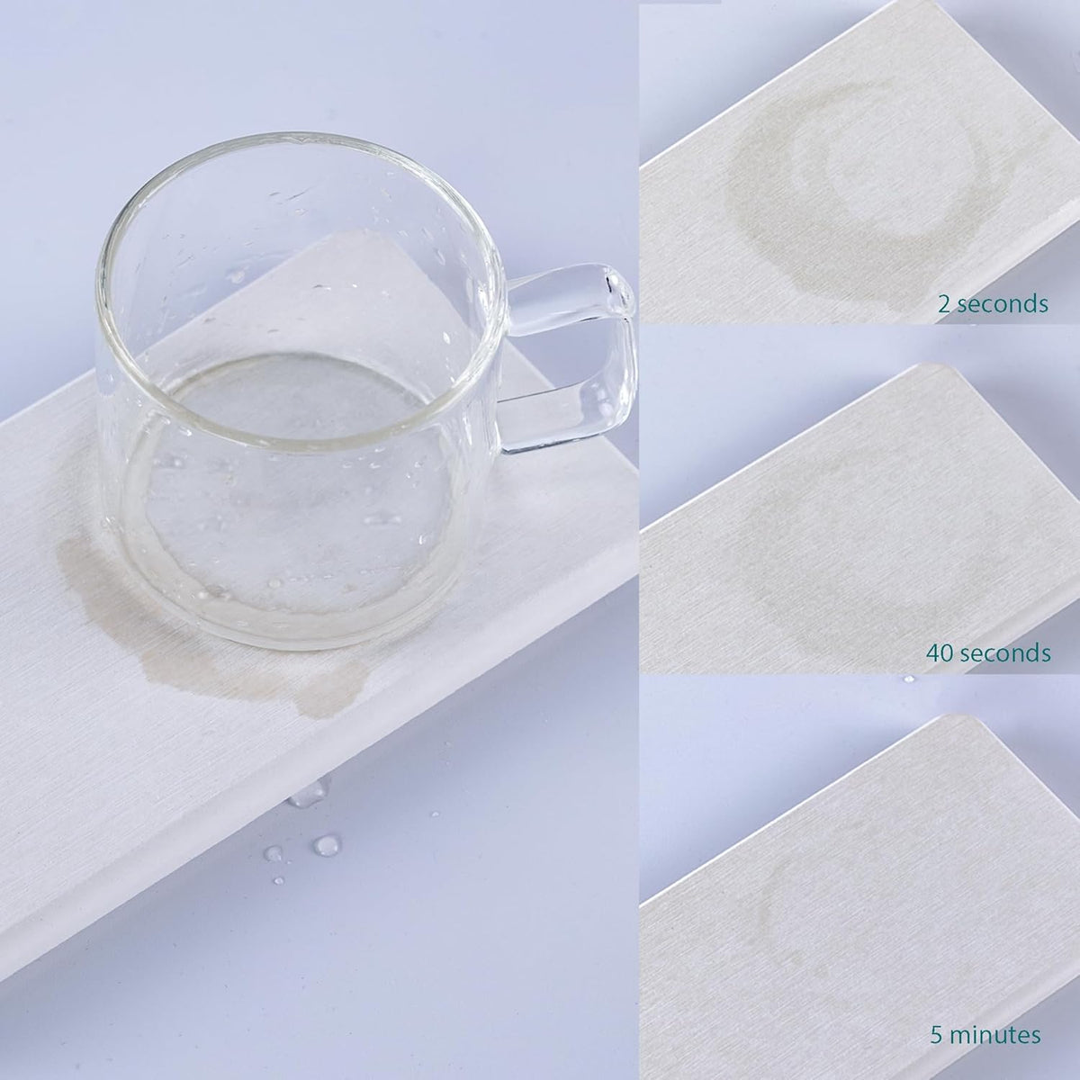 2 Pcs Water Absorbing Stone Trays, Kitchen/Bathroom Sink Soap Dish, Diatomite Tray Used for Hand