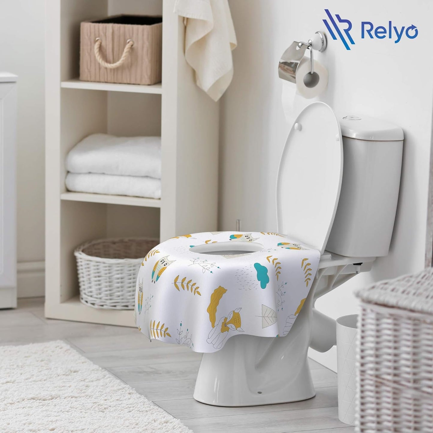 Toilet Seat Covers Disposable - 20 Pack - Waterproof, Ideal for Kids and Adults – Extra Large