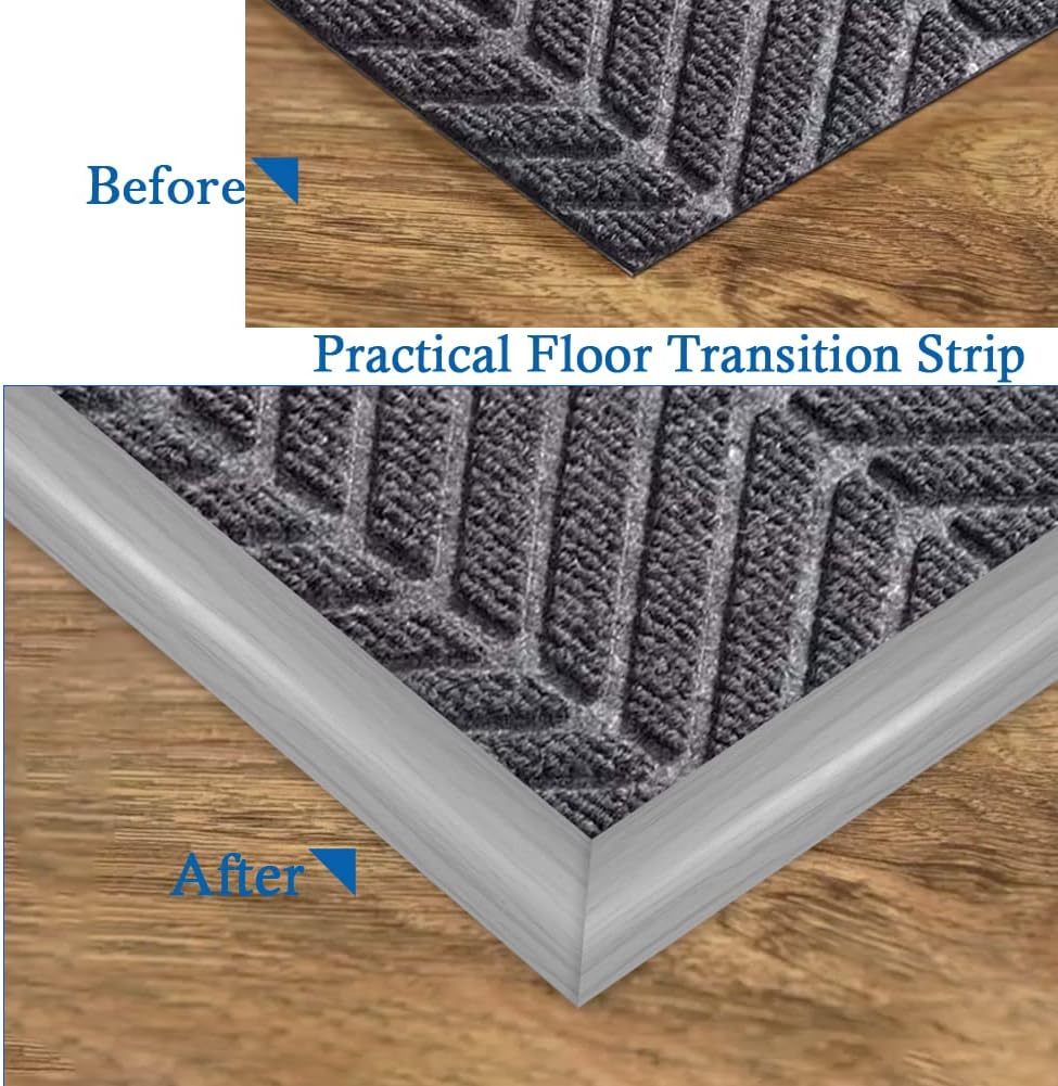 Floor Transition Strip Self Adhesive Carpet & Flooring Transitions Edging Trim Strip PVC Threshold