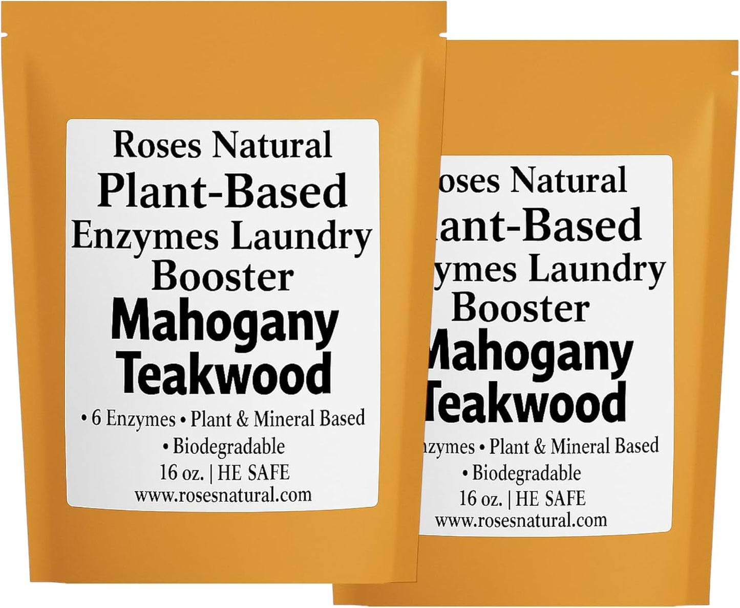Natural Enzyme Laundry Booster – Mahogany Teakwood | Deep Clean for Sensitive Skin | Eco-Friendly