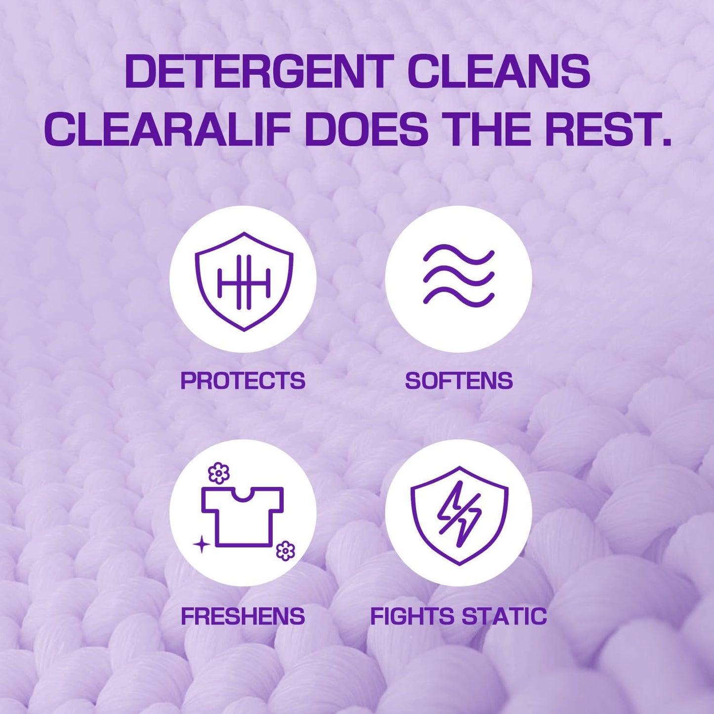 CLEARALIF laundry Fabric Softener Sheets, Lavender Scent, 160 Loads, Eco Friendly, Great For