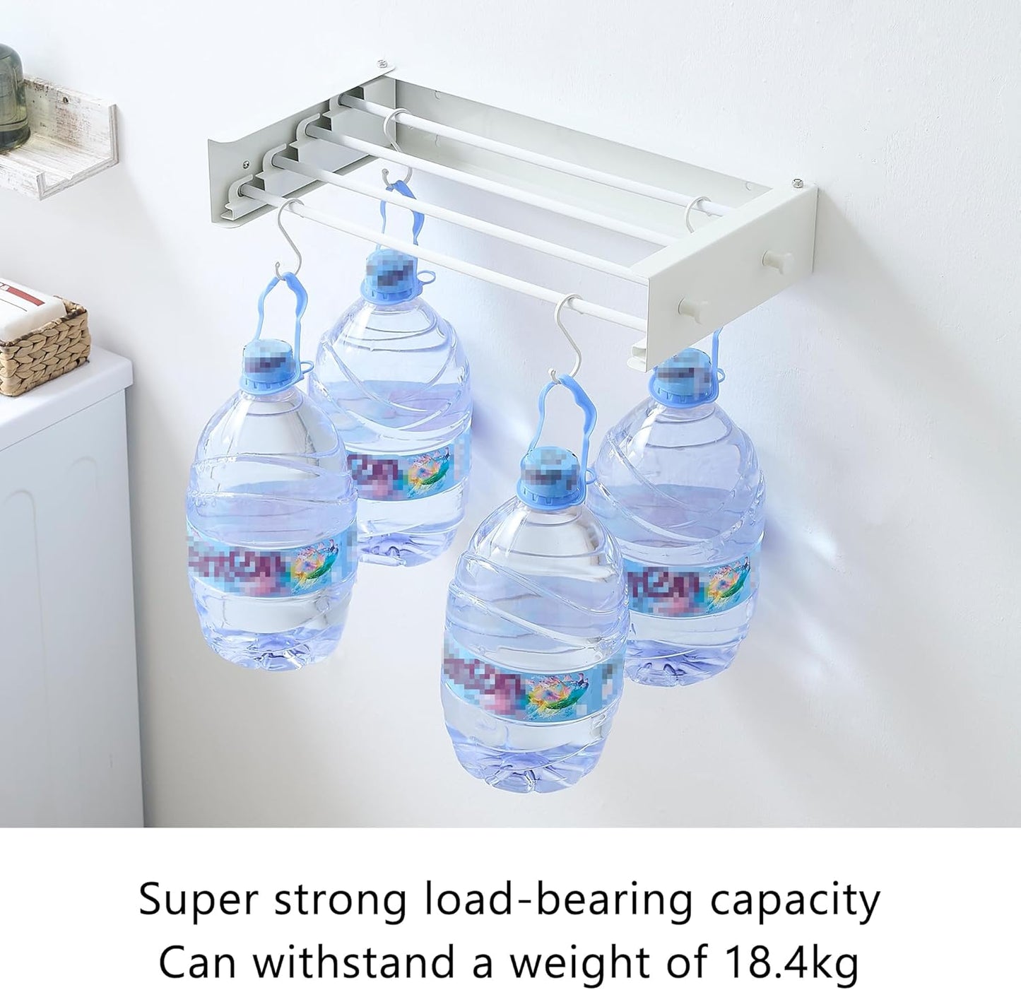 Clothes Drying Rack, Laundry Hanger Dryer Rack, Wall Mounted Drying Rack for Laundry, Foldable