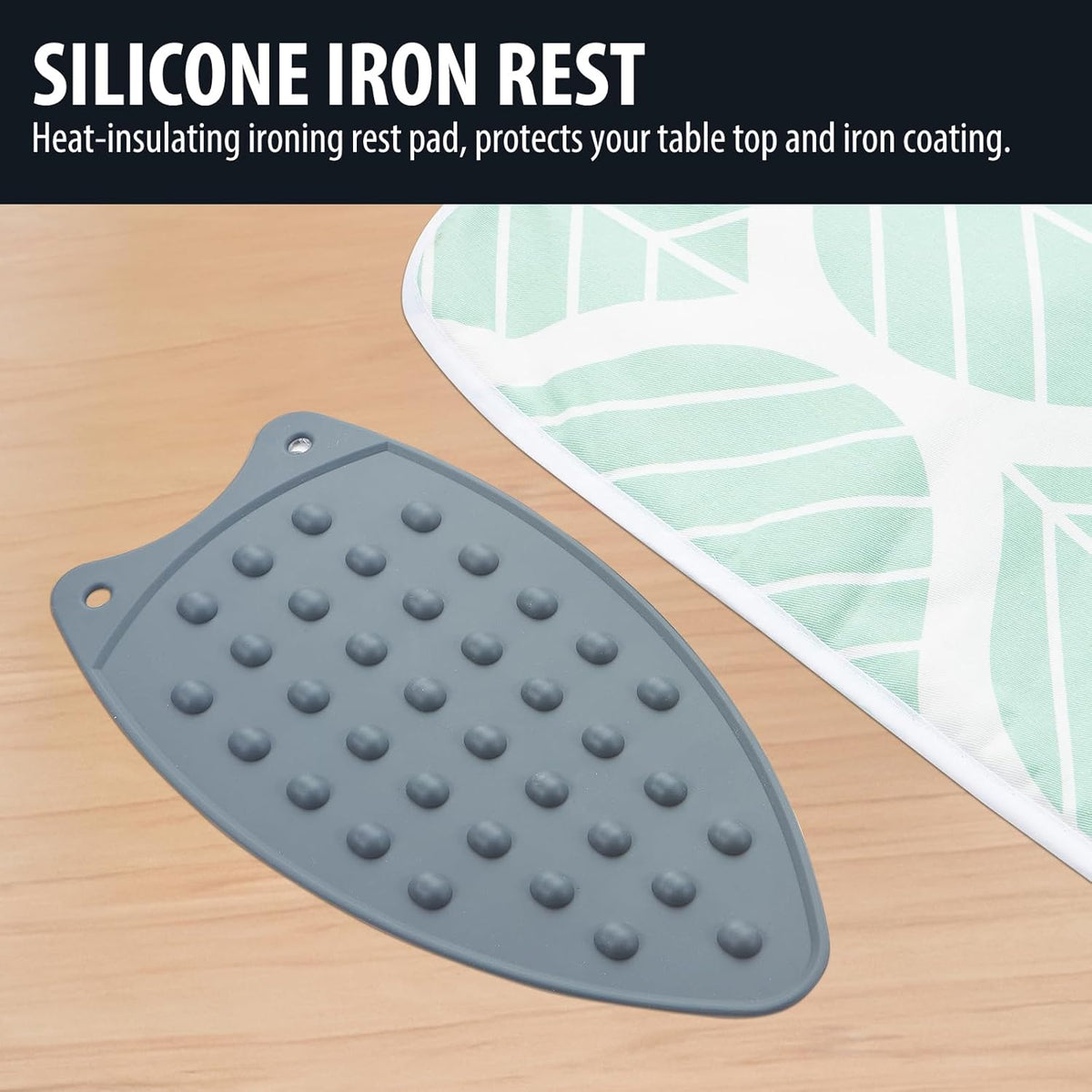 Seiritex Ironing Mat, Portable Ironing Pad 39.4 x 18.9 inch Table Top Iron Board 5 in 1 Travel Iron