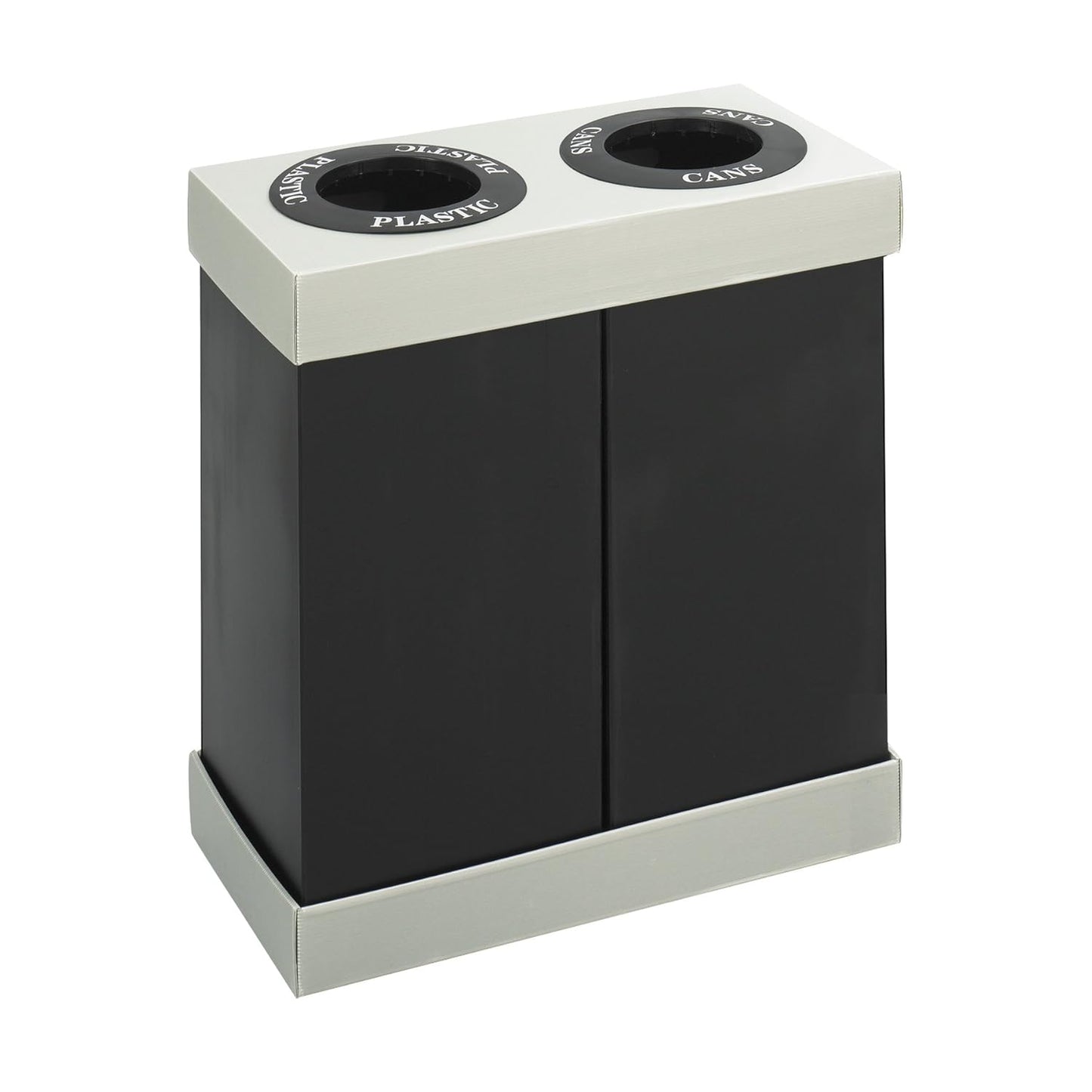 Safco Trash Can Recycle Bin Combo, 28 Gallon Each (2 Bin), At Your Disposal Recycling Center