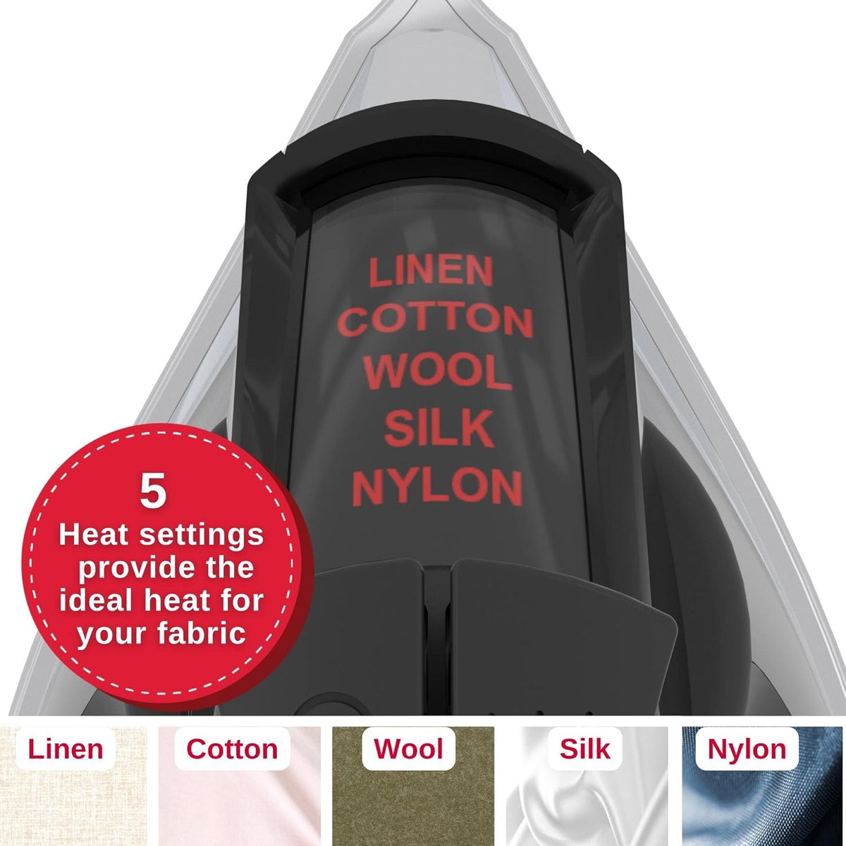 SINGER SteamCraft Plus 2.0 Steam Iron (1800W) | Steamer with Stainless Steel Plate, OnPoint