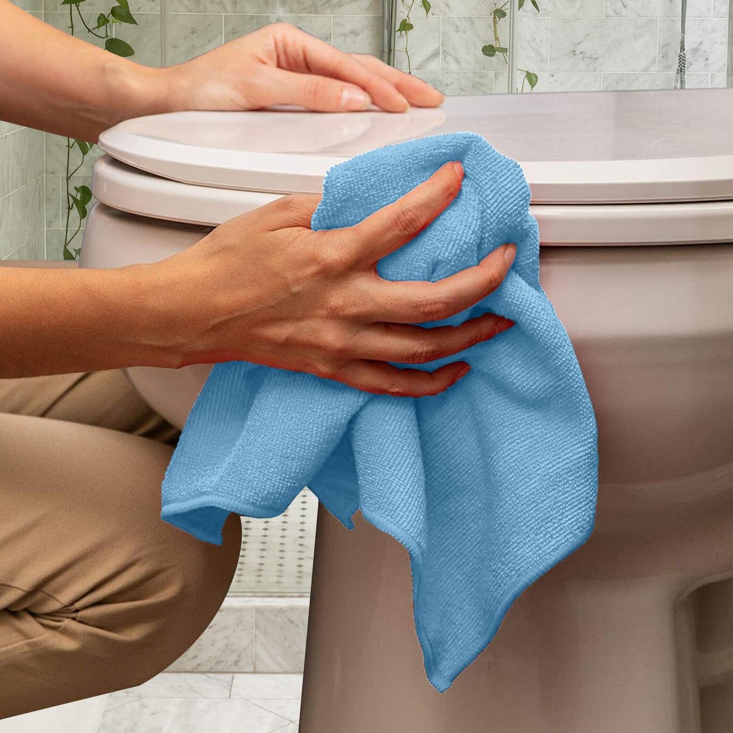Avalon Towels Microfiber Cleaning Cloths (Value Pack of 36) Size 16" x 16", Highly Absorbent
