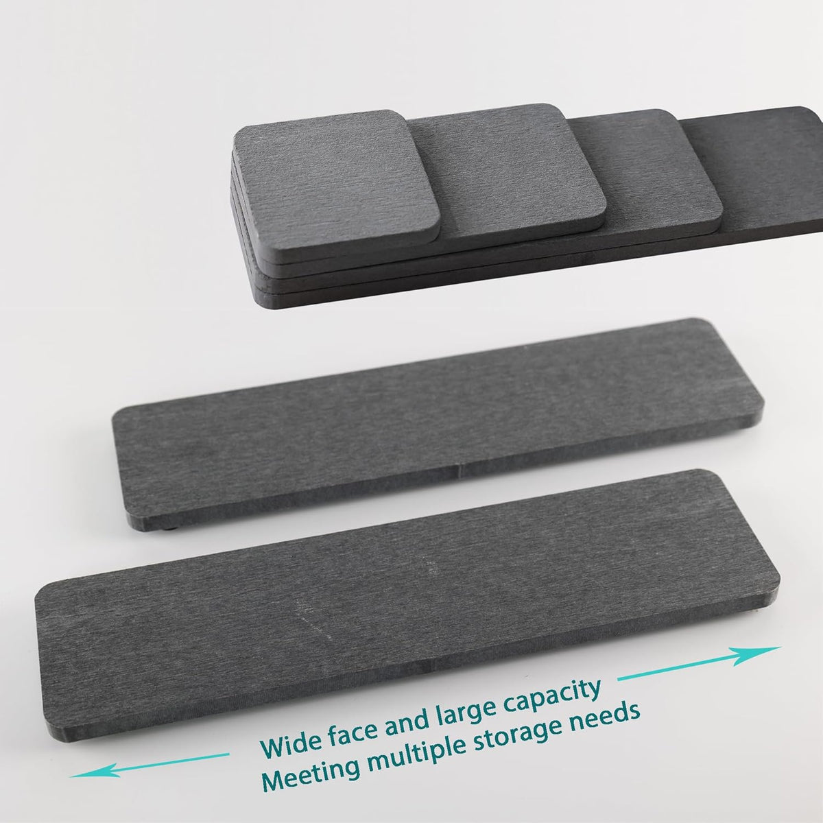 2 Pcs Water Absorbing Stone Trays, Kitchen/Bathroom Sink Soap Dish, Diatomite Tray Used for Hand
