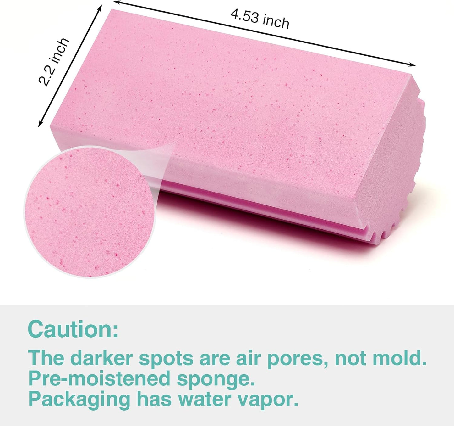 4 Pack Damp Dusting Sponge Duster, Pink Dust Cleaning Sponge, Reusable Household Cleaning Sponge
