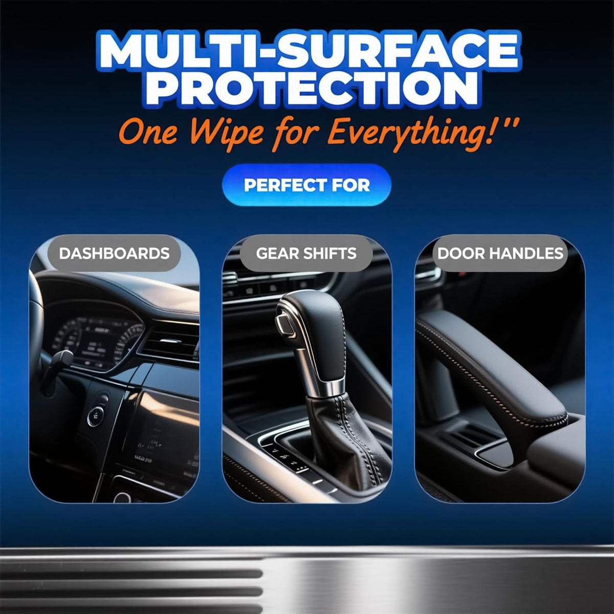 Car Interior Cleaning Wipes, All-Purpose Cleaning Wipes, Cleaning Wipe for Interior Auto Detailing