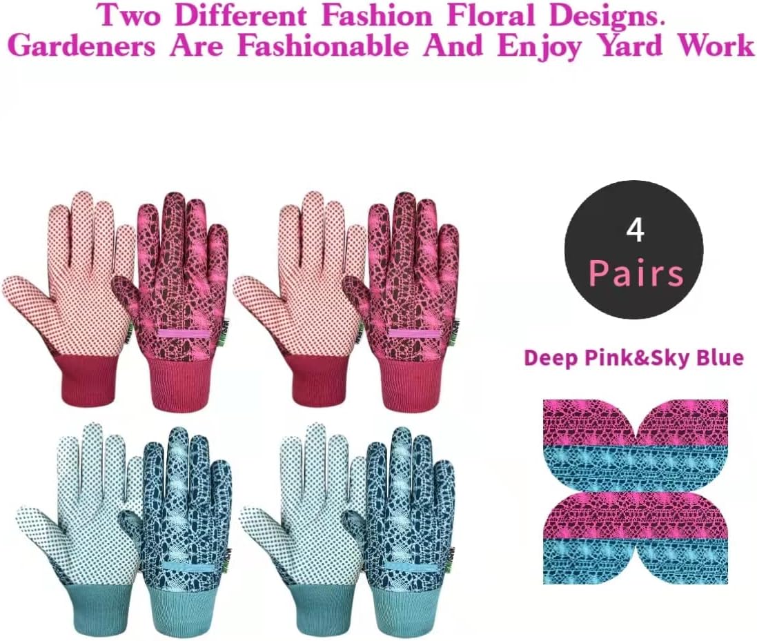 Thorn Proof&Puncture Resistant Gardening Gloves with Grip,Garden Gloves for Women, Leather Work