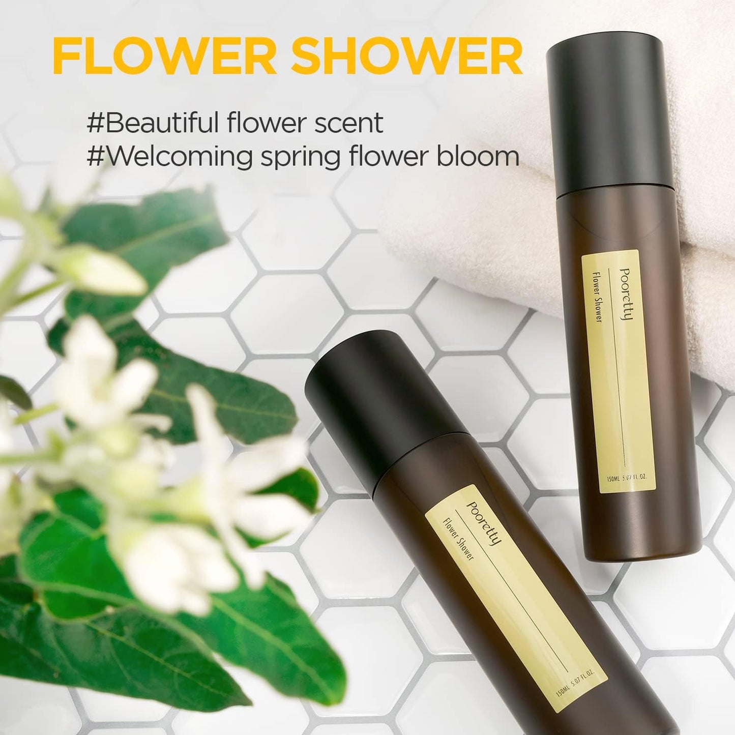 Pre-Poop Aromatic Bathroom Toilet Spray, Potty Deodorizer, Neutralize Bad Odors - Blooming Flowers