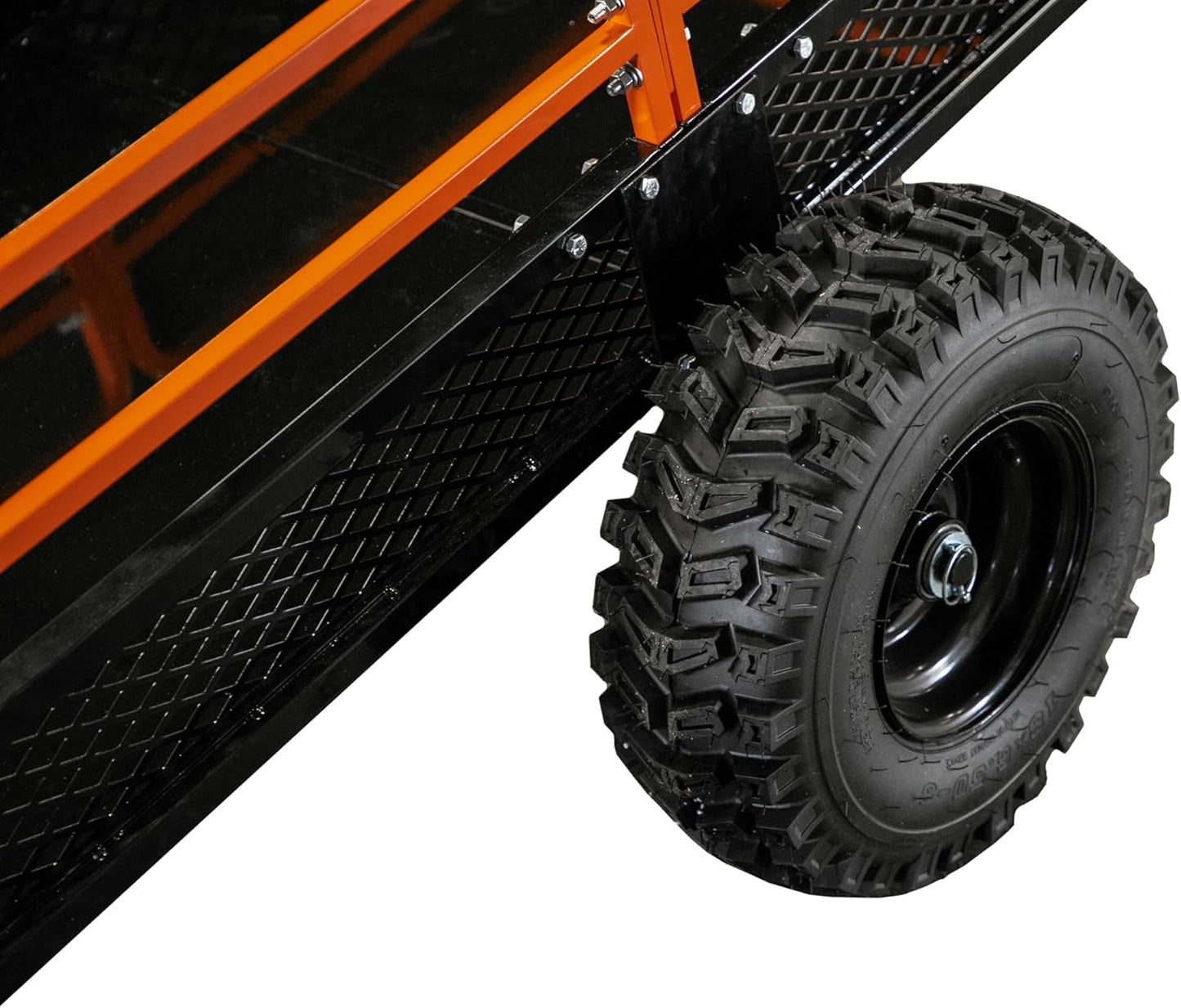 Impact IMPLEMENTS® 1500lb Utility Cart Cargo Trailer with Solid Steel Floor for Lawn/Garden