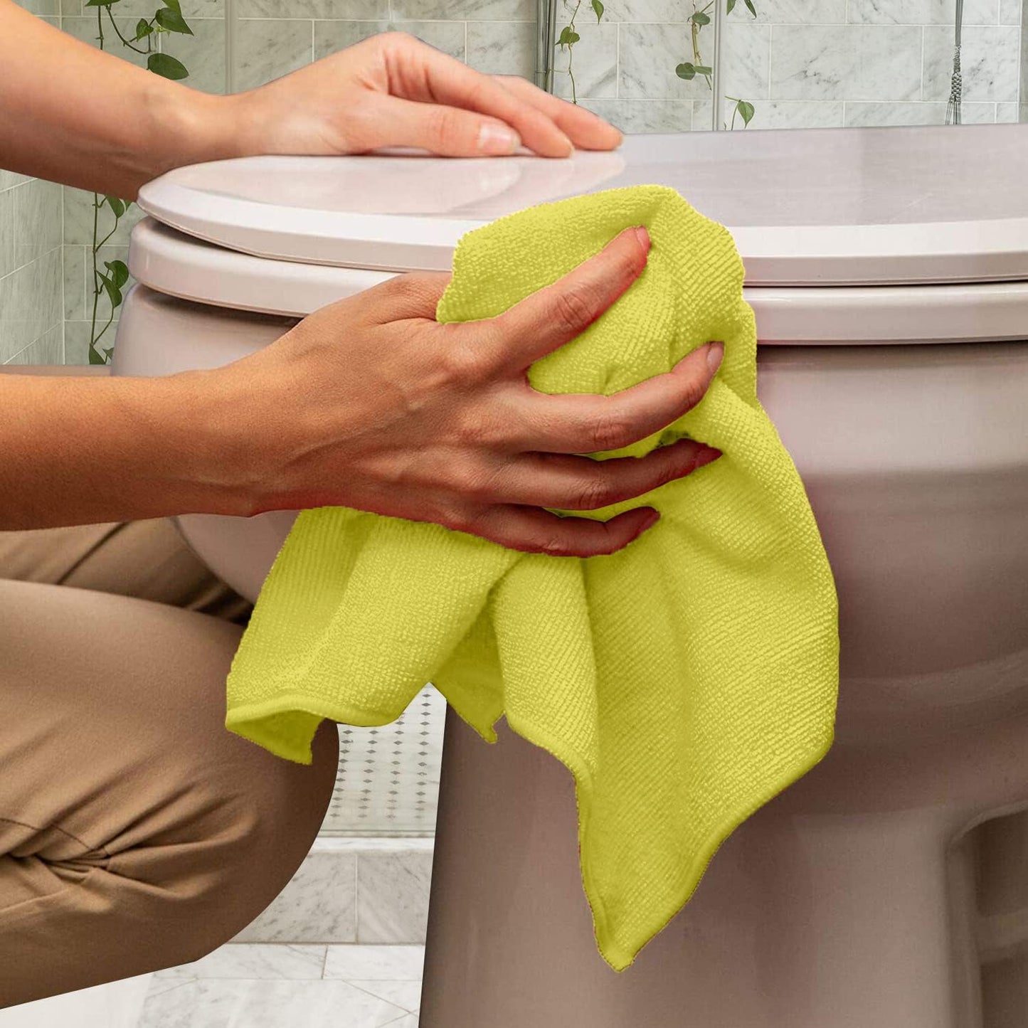 Avalon Towels Microfiber Cleaning Cloths (Value Pack of 36) Size 16" x 16", Highly Absorbent