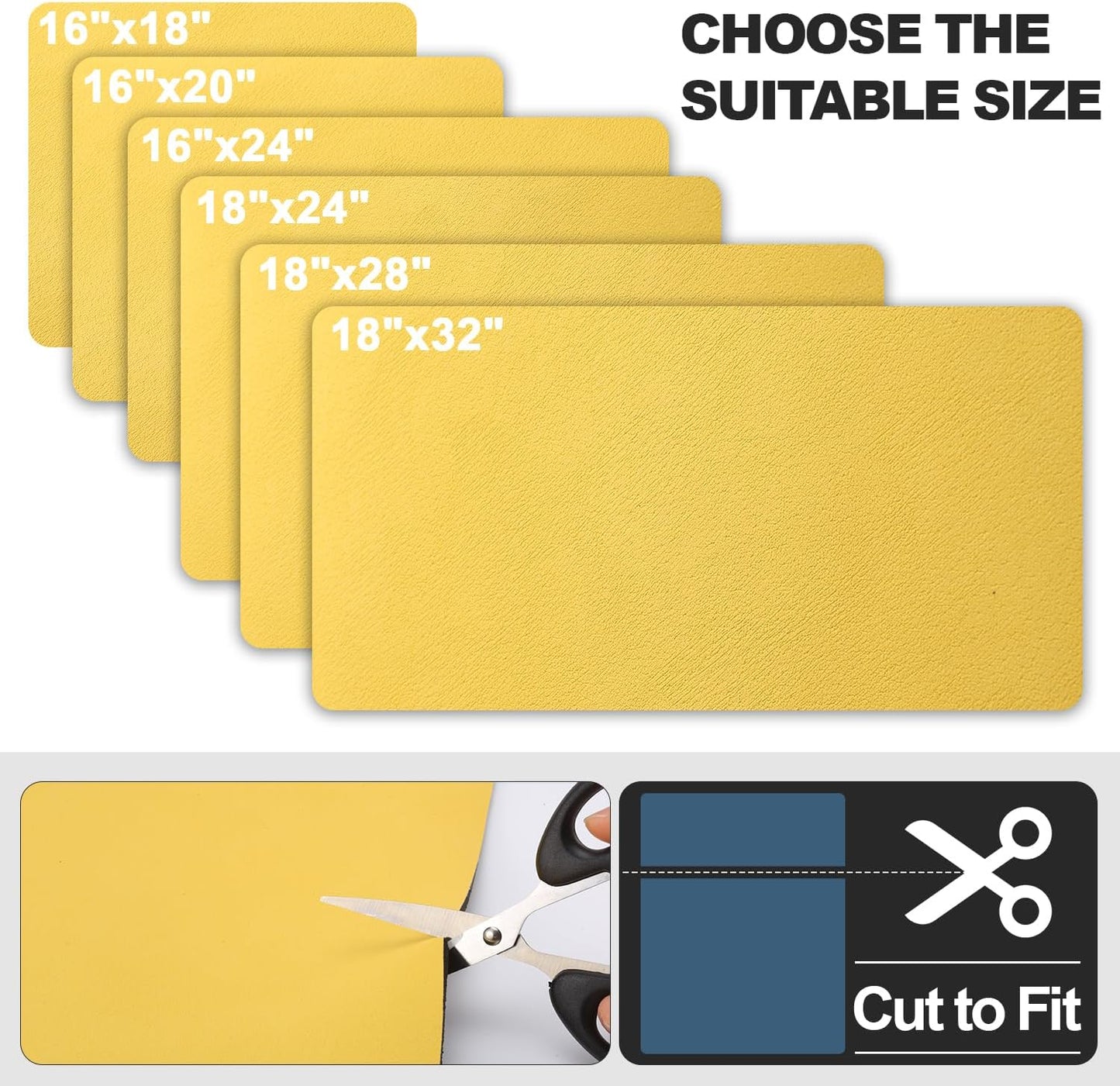 Dish Drying Mat for Kitchen Counter | Coffee Bar Mat for Countertops | Heat Resistant Drainer Mat
