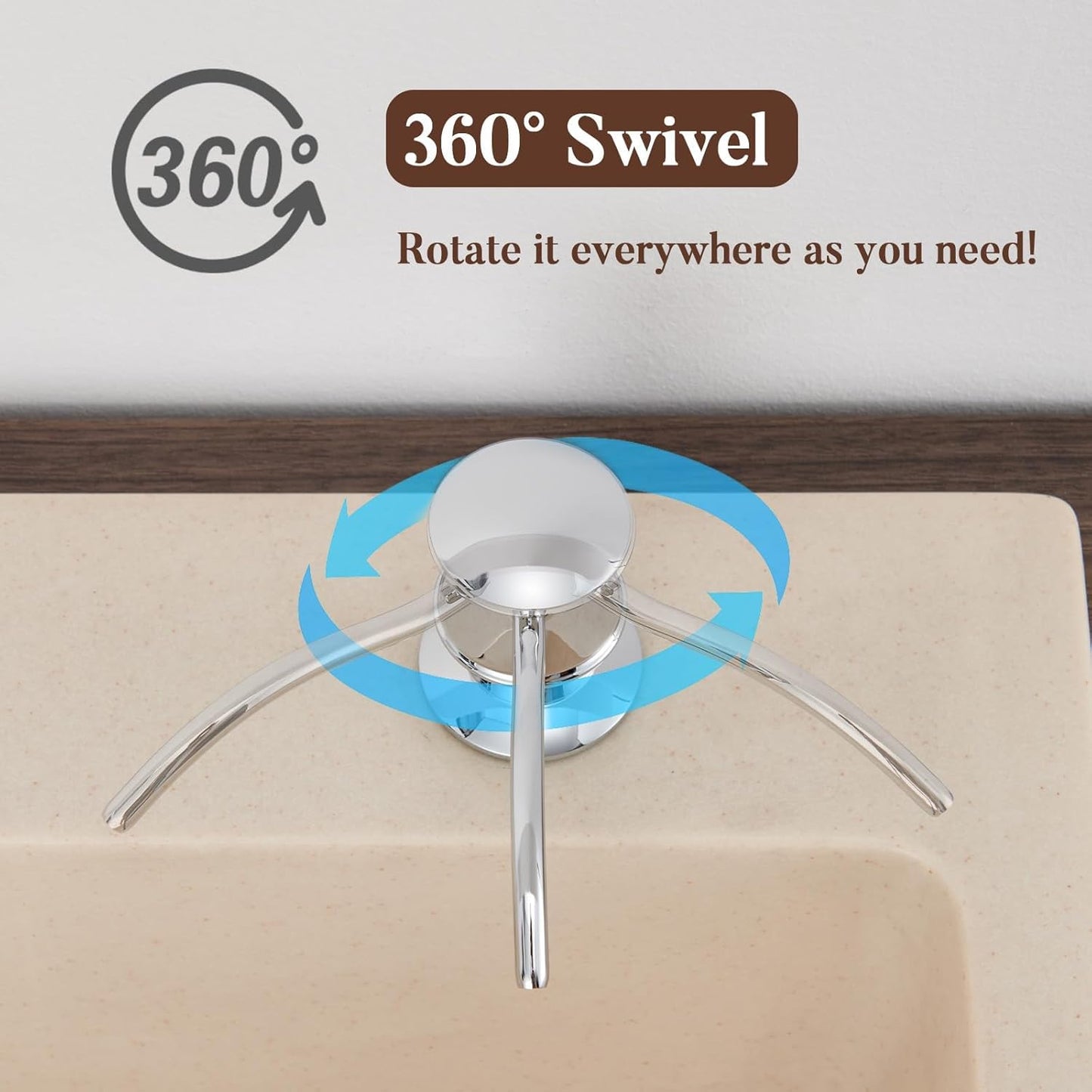Built in Soap Dispenser for Kitchen Sink Countertop, Solid Brass Pump Head Long Spout with 10.2