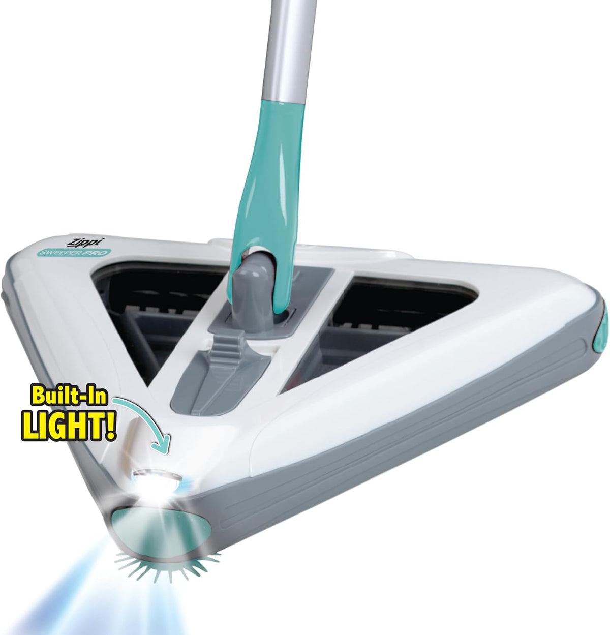Zippi Sweeper Pro - 2025 New and Improved Lightweight Sweeper, Perfect for Short Carpet Hardwood