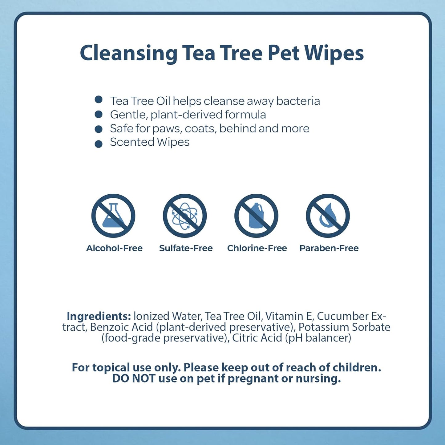 Best Pet Supplies Pet Wipes for Dogs - Dog Wipes Cleaning Deodorizing, for Coats, Ears, Paws