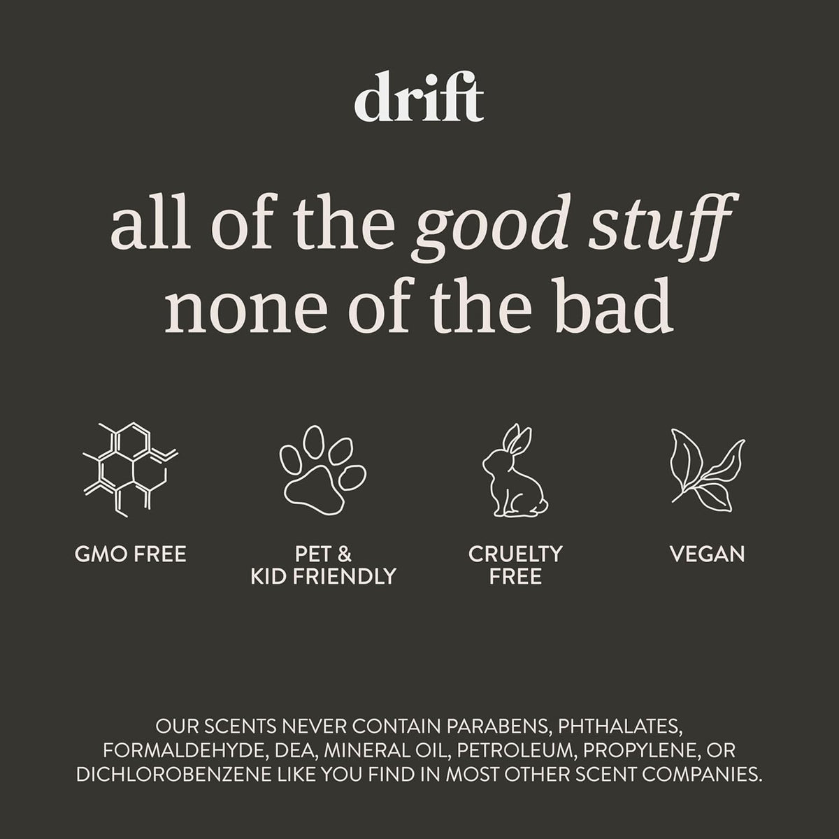 Drift Car Air Freshener - Stone Fragrance - Automotive Odor Eliminator - Long Lasting Scent - Scent