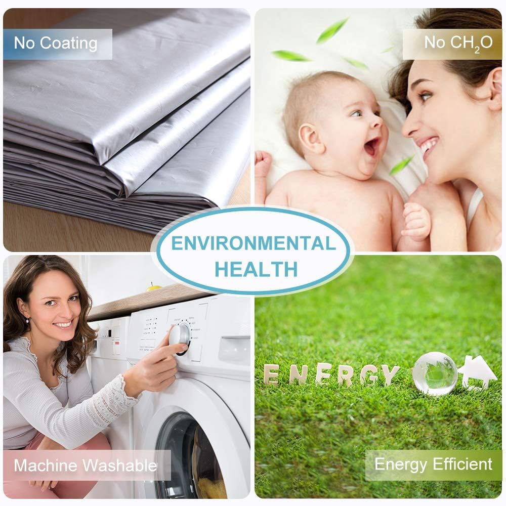 RYB HOME Small Window Curtains, Thermal Insulated Privacy Curtains and Drapes Soild Room Darkening