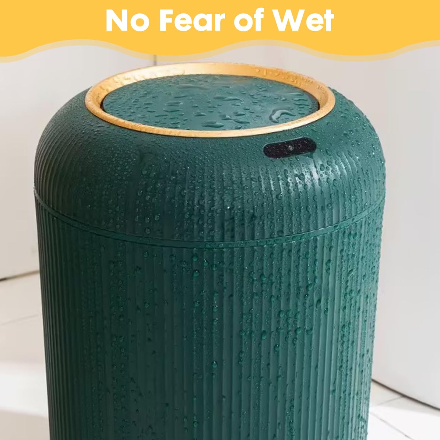 Bathroom Trash Can Automatic Touchless, 3 Gallon Smart Motion Sensor Garbage Can with Lid Electric