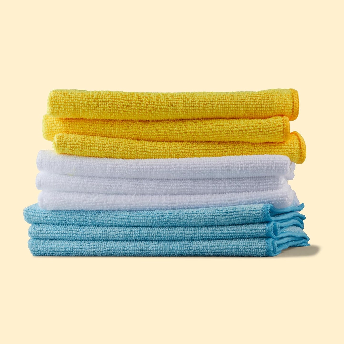 Amazon Basics Microfiber Cleaning Cloths, Non-Abrasive, Reusable and Washable, Pack of 48