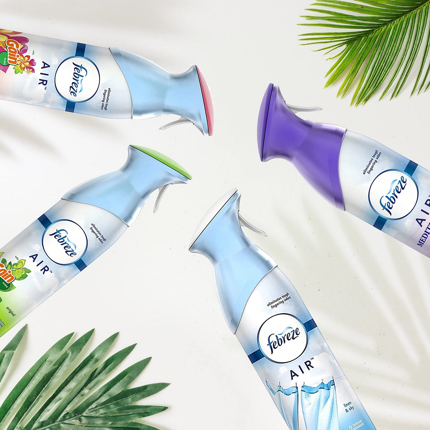 Febreze Air Freshener Odor Eliminator Spray, Assorted Scent Febreze & Bathroom Deodorizer