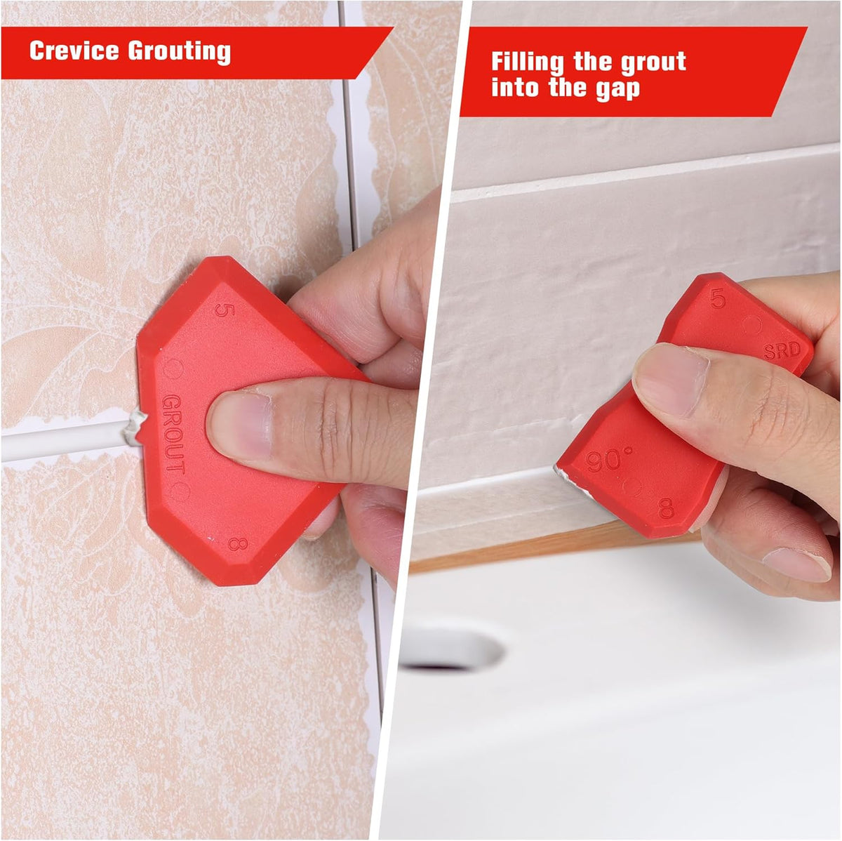 Goldblatt Caulk Remover Tool, Grout Removal Tool, Caulking Tool, Silicone Caulking Tool Kit