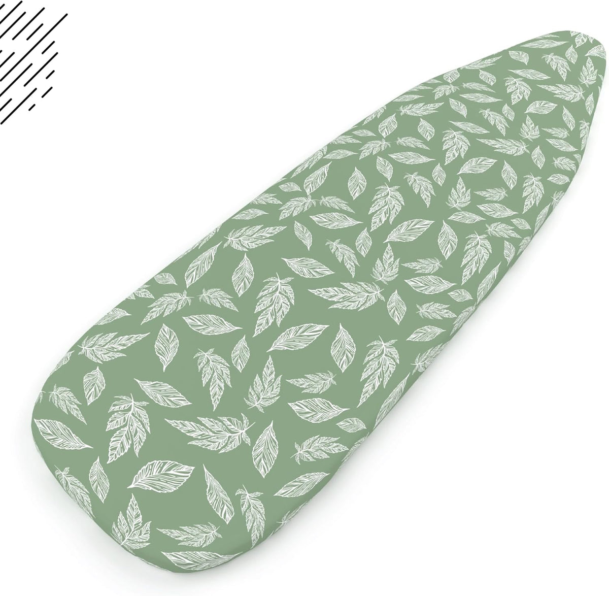 Encasa XO Ironing Board Cover and Pad 54"x15" - Thick 3mm Felt Padding, Drawstring Tightening &