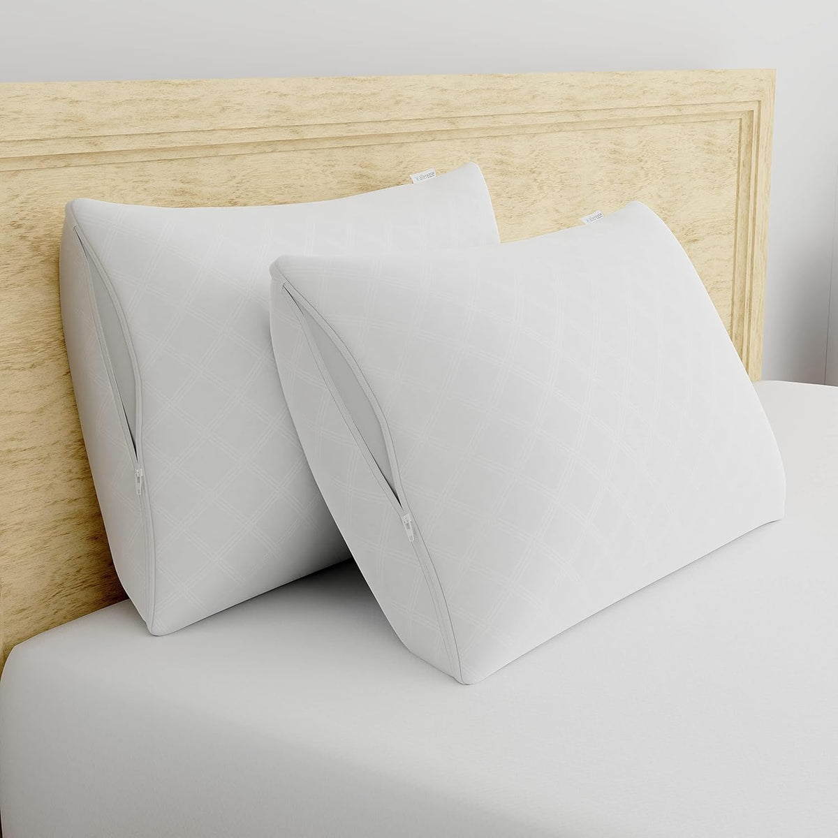 Set of 4 King AllerEase Pillow Protectors - Temperature Balancing, Allergist Recommended - Premium