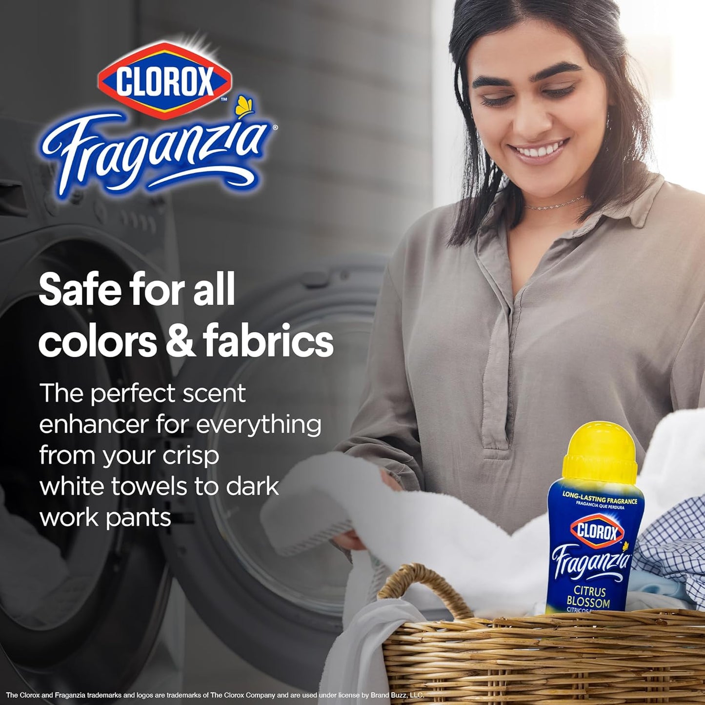 Clorox Fraganzia Laundry Scent Booster Crystals in Citrus Blossom Scent - Scented In-Wash Freshener