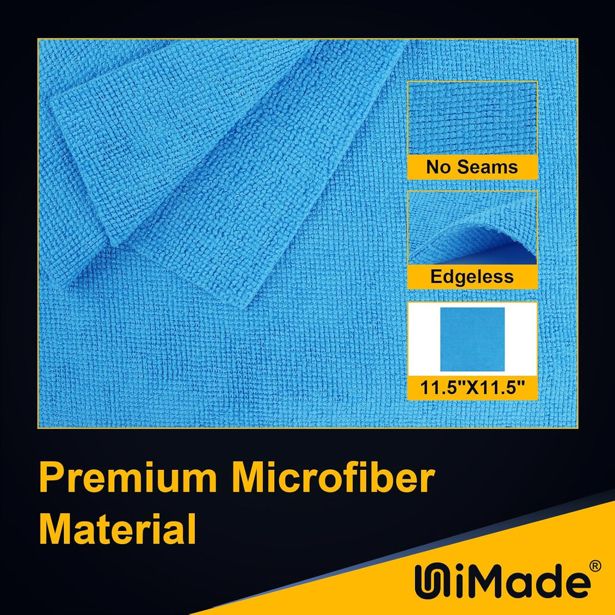 Shop Towels Rags, 150 Pack Reusable Shop Rags Bulk Microfiber Cleaning Cloth Lint Free Cleaning