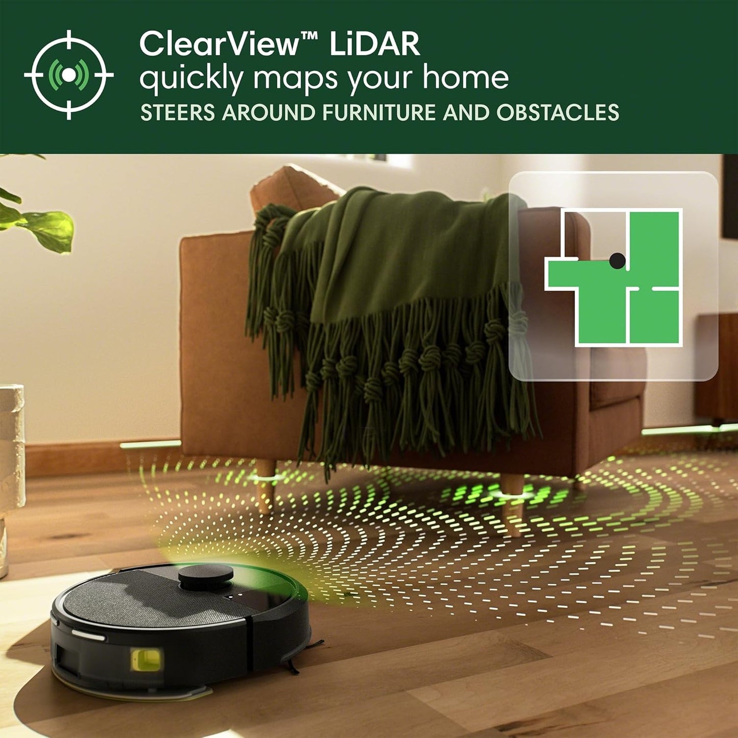 iRobot Roomba 104 2in1 Vacuum & Mop Robot - Self-Empties for 75 Days, Intense Power-Lifting