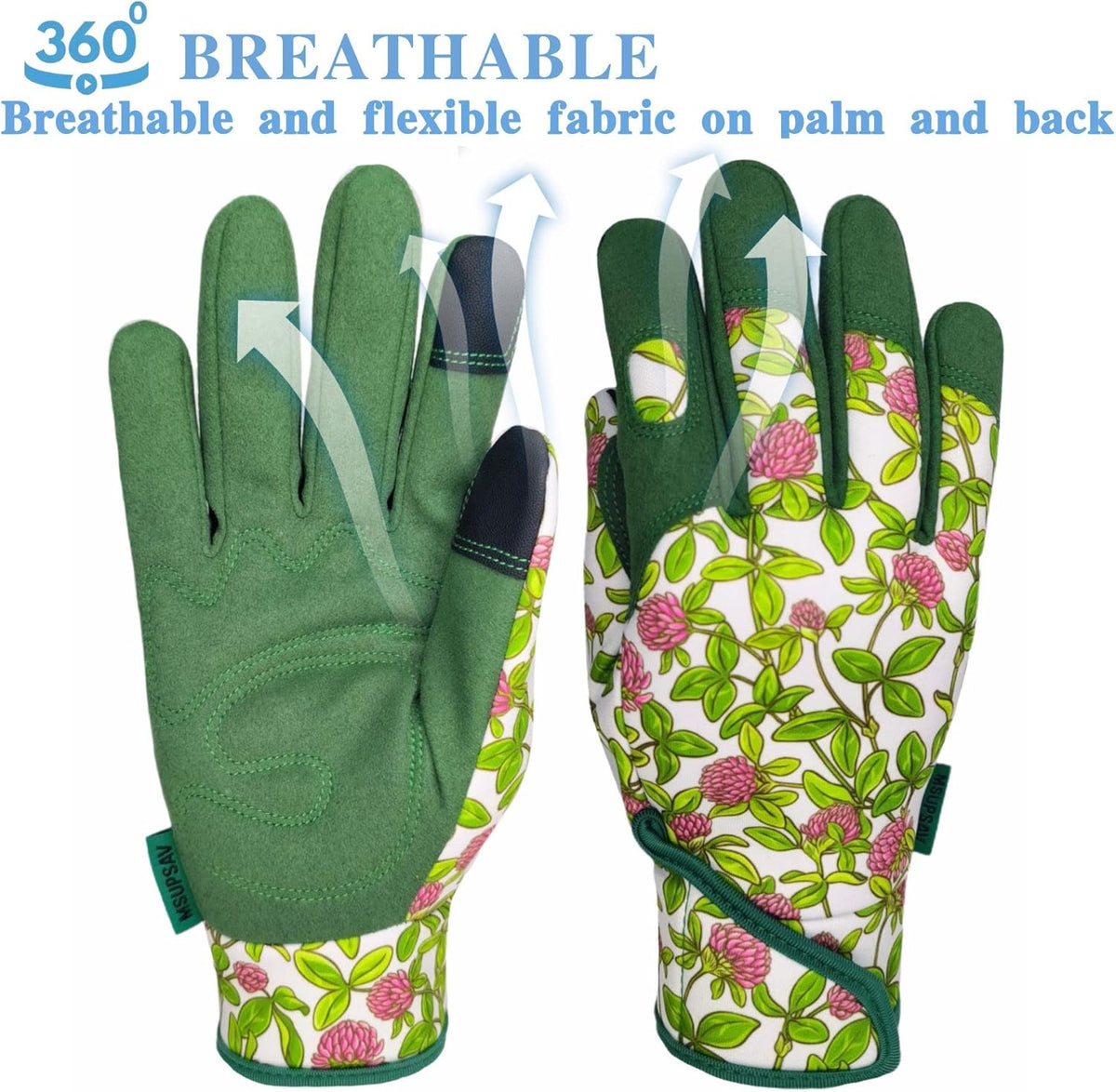 Thorn Proof&Puncture Resistant Gardening Gloves with Grip,Garden Gloves for Women, Leather Work