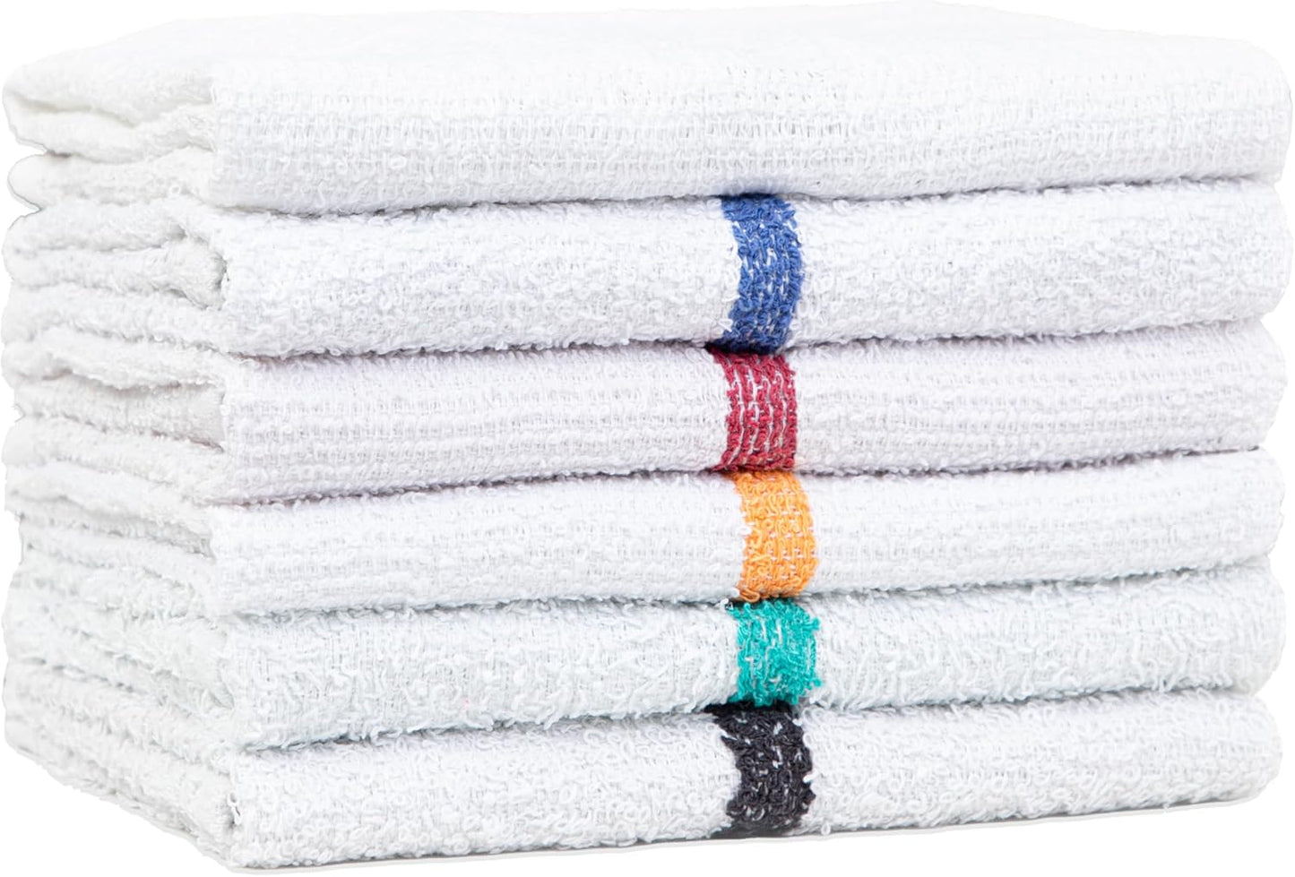 Arkwright Qwick Wick Bar Mop Towels - (Pack of 12) 100% Cotton Quick Dry Dishcloths, Super