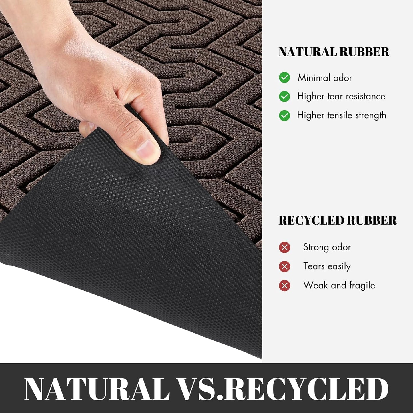 Yimobra 72x24 Indoor Outdoor Runner Rug, Heavy-Duty Waterproof Entrance Mat for High Traffic Areas